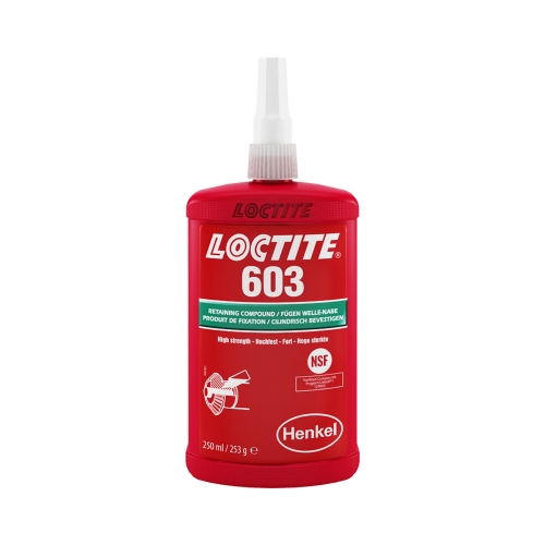 Лепило За Цилиндрично Лепене, LOCTITE 603, Маслоустойчиво, Висока Якост, 250 милилитра